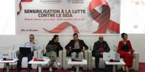 Journée de sensibilisation à la lutte contre le sida.