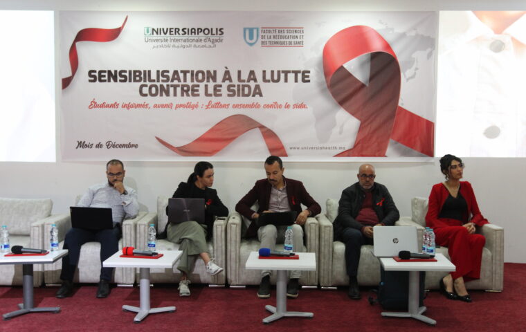 Journée de sensibilisation à la lutte contre le sida.